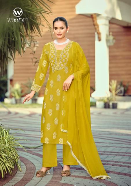 Woodee nandini 3pcs wholesalers of designer kurtis in mumbai
